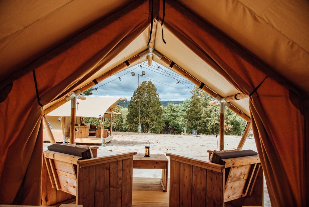 roaring brook glamping